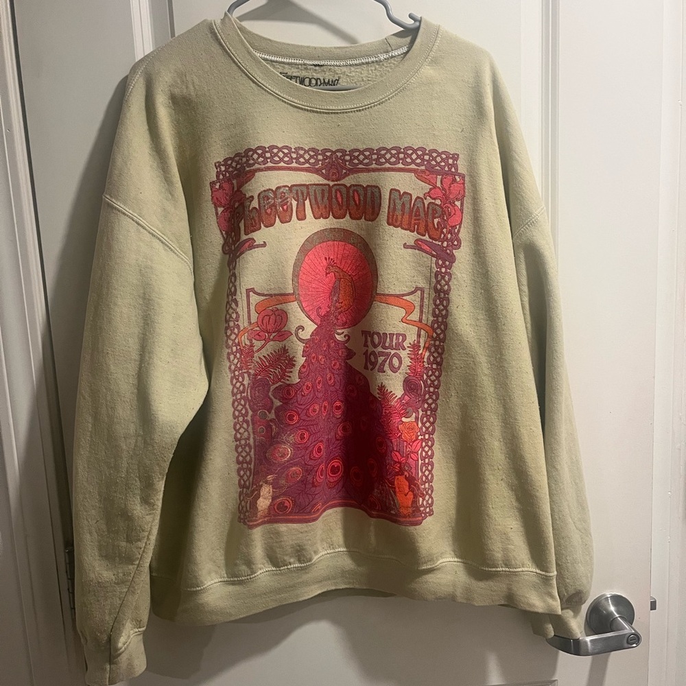 Fleetwood Mac Graphic Beige Sweater